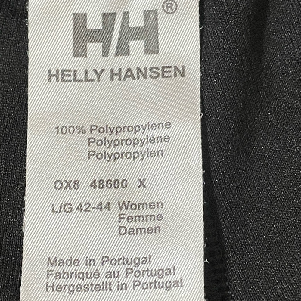 Helly Hansen Base Layer Full Length Black Leggings Pants Size Large 42-44 - Picture 7 of 8